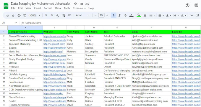 do data entry and lead generation at a very low price