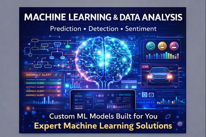 build machine learning models for prediction, detection and data analysis