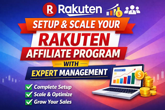 setup and scale your rakuten affiliate program with expert management