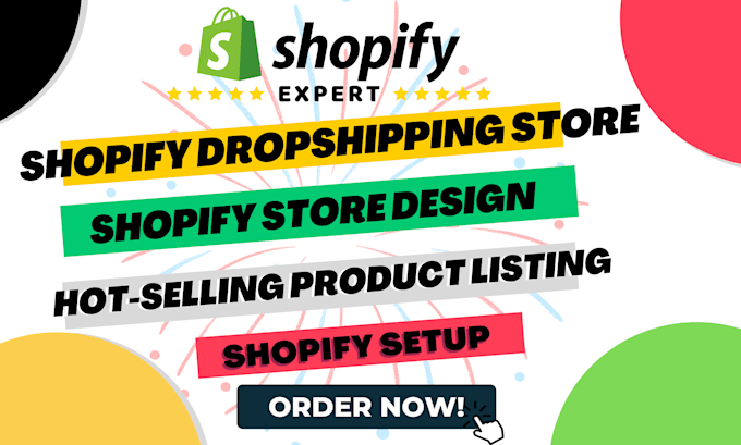 design shopify drop shipping store, shopify setup, shopify edit, shopify fix