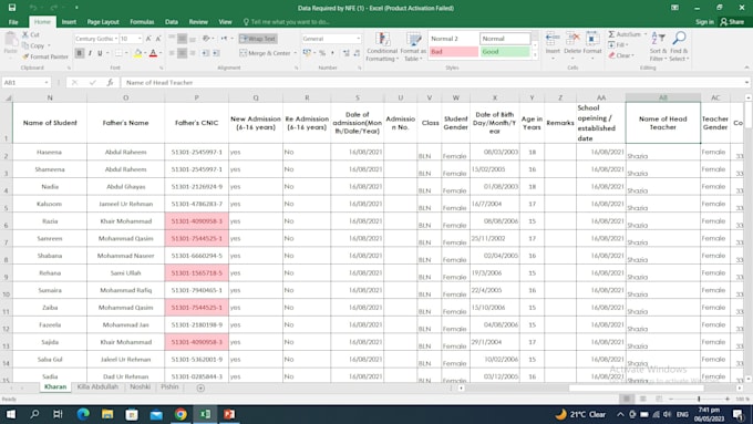 Do data entry typing work job, copy paste and excel data entry by ...
