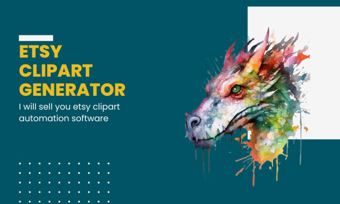 sell etsy clipart automation software