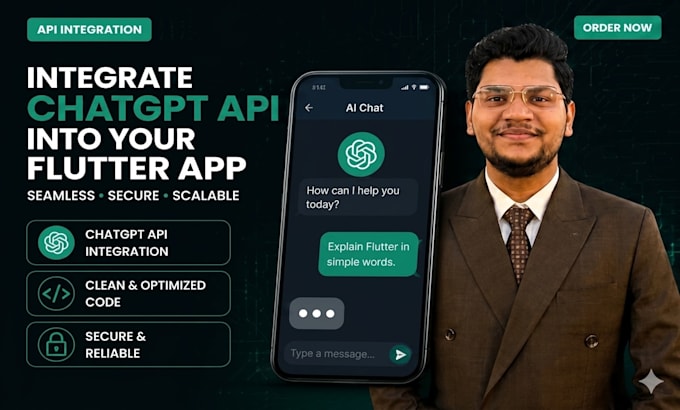 integrate chat gpt API into your flutter mobile app