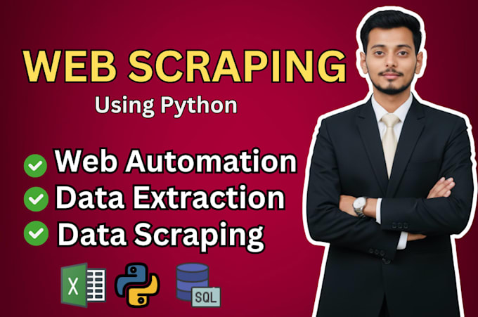 do python web scraping, data scraping and data mining