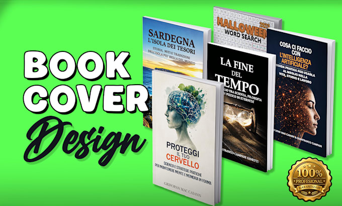 create a professional book cover design