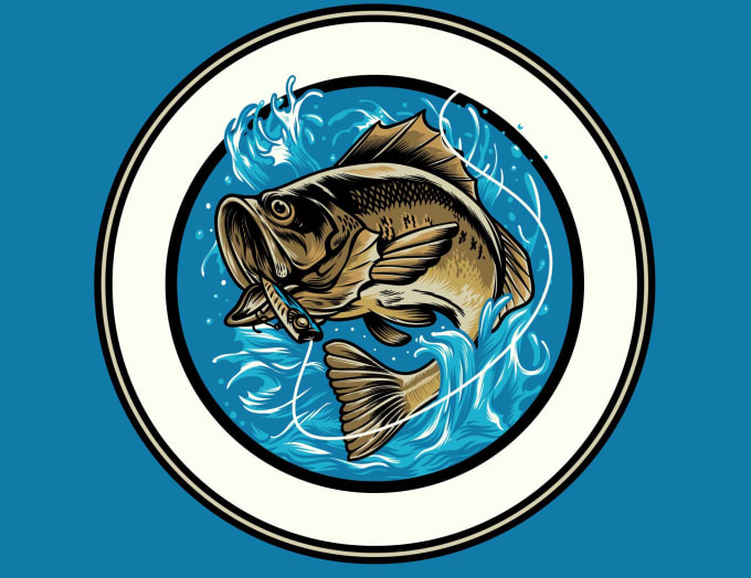 Design an amazing fishing logo by Eldred_hilpert