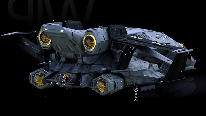 draw fantasy character, sci fi illustration, spaceship design