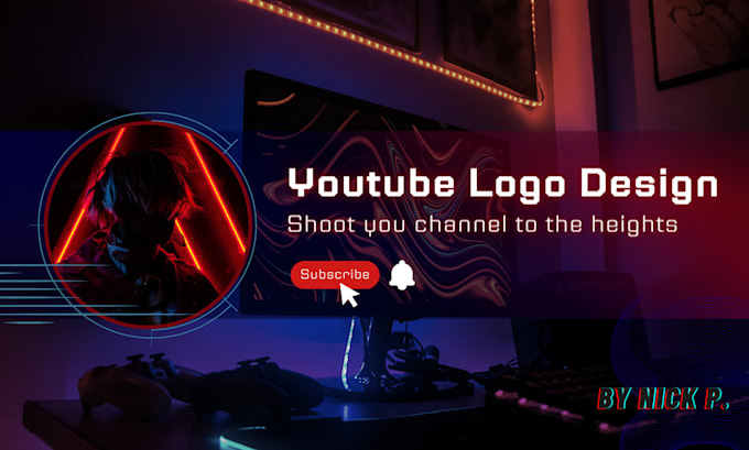 Design a logo for your youtube channel by Nickpapanik | Fiverr