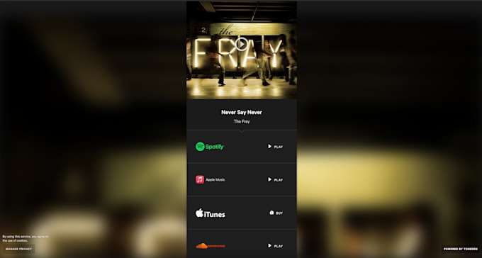 create hyperlink, smart link for your music releases