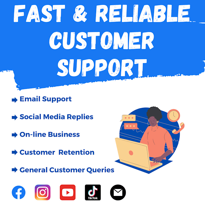 provide full time customer online support