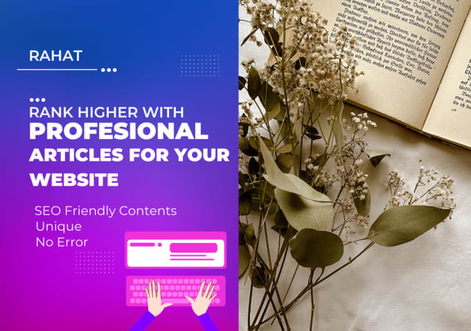 Write 1500 words seo articles and blog posts within 24 hours by Rahat