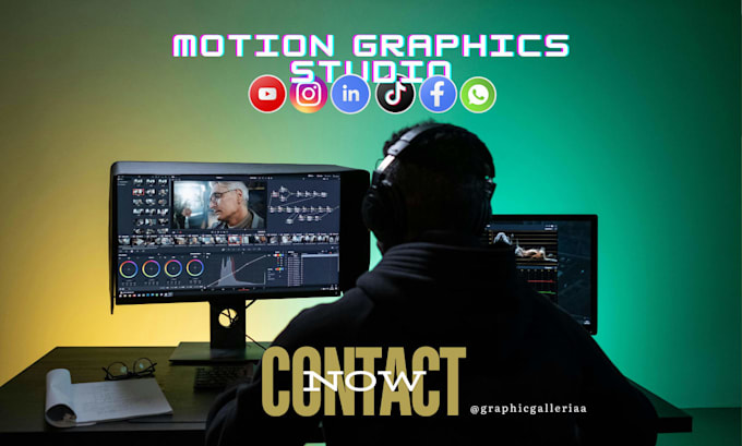 create social media promo and motion graphcs for your business and product