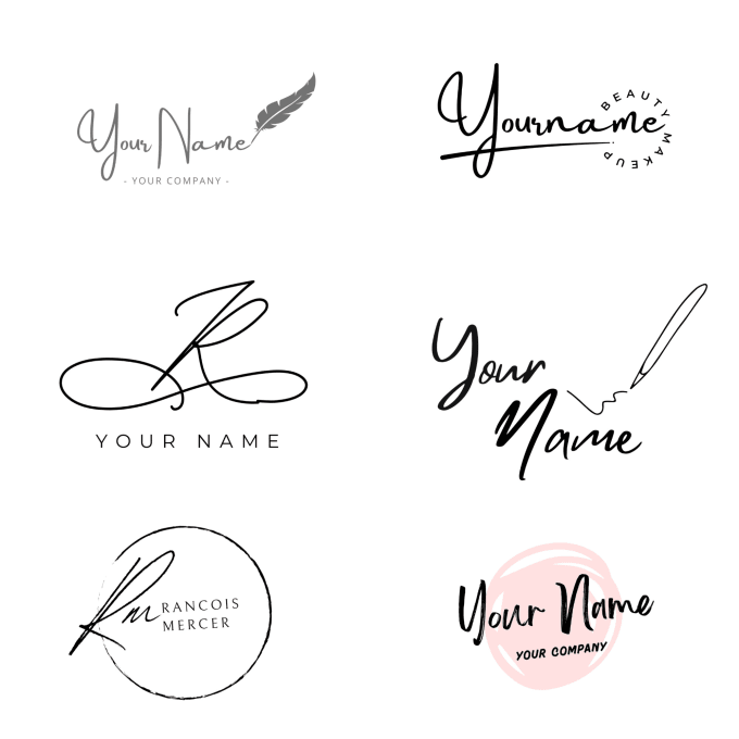 Design eye catchy signature, handwriting, and scripted logo by ...