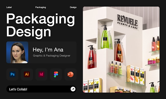 design a professional product label and packaging