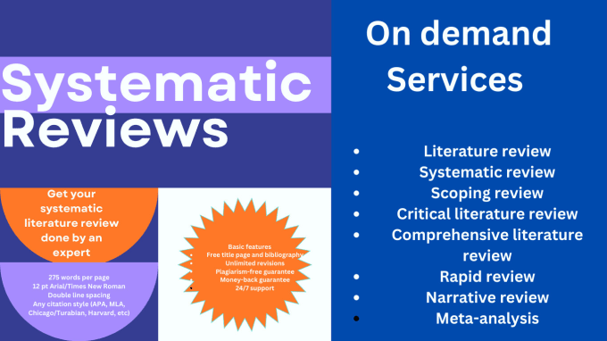 Do systematic review and meta analysis by Voice_over254 | Fiverr