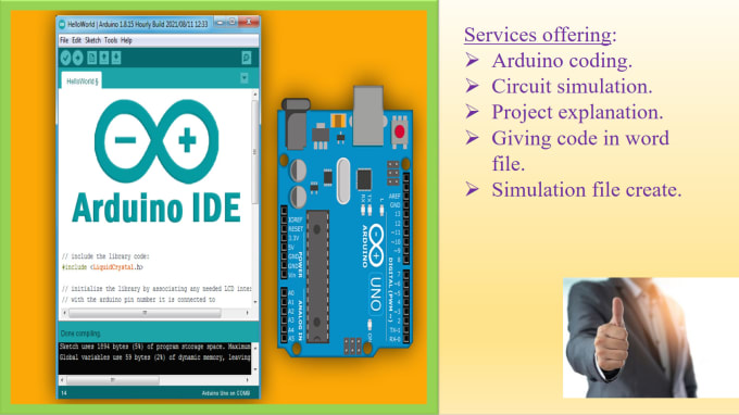 Do arduino projects and coding by Qshuaib | Fiverr
