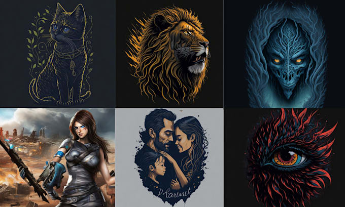 do eye catching ai art , 3d characters using leonardo ai