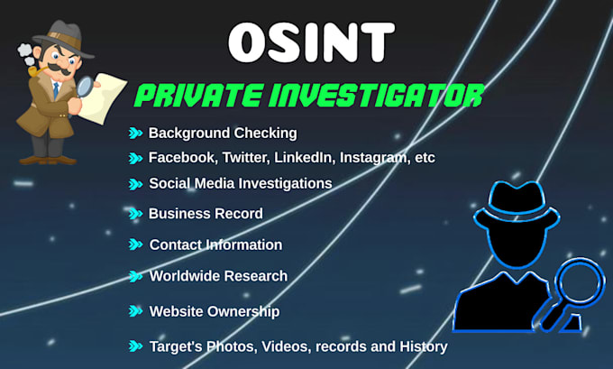 online private investigator work for you
