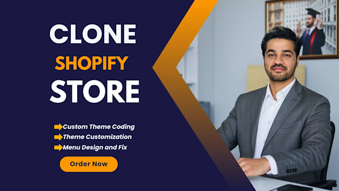 build shopify website and clone shopify store design for dropshipping