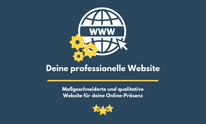 build your professional website