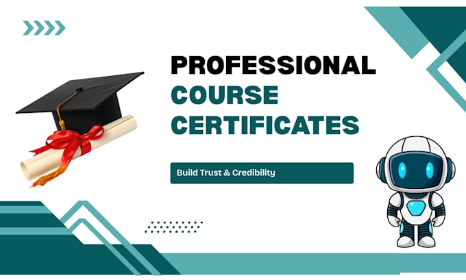 design professional certificates branding for online courses