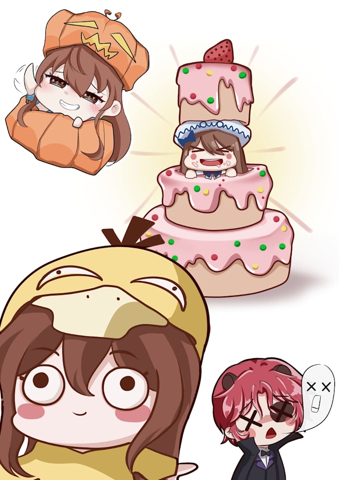 design character, emotes, gif