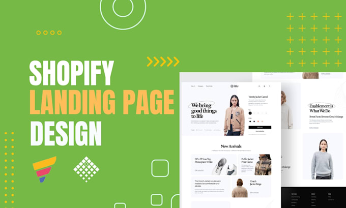 Design shopify landing page or one product store by gempages by ...