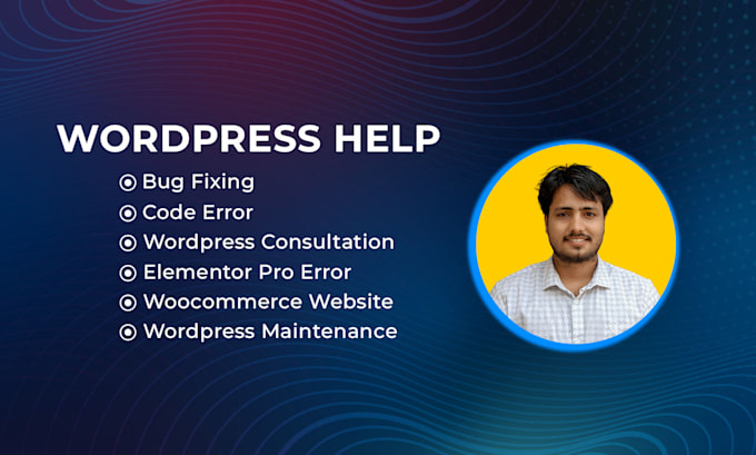 wordpress help for issue bug critical error in wp website