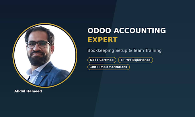 provide odoo accounting consultancy and training