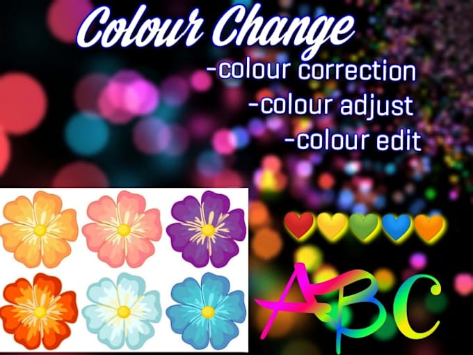 Do colour change and colour corrections anything in photoshop by ...