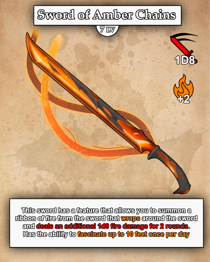 draw a magic item for your ttpg, dnd, rpg and nsfw available