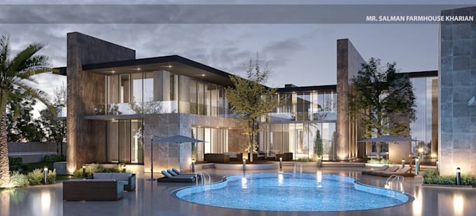 design 3d exterior realistic renders high quality