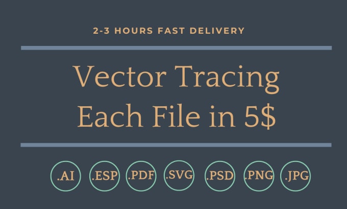 do vector tracing text logo image sketch font icon calligraphy quickly