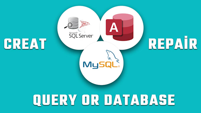 Create or repair database by Ilkerkara1639 | Fiverr