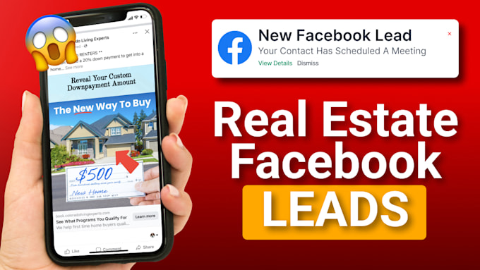 Generate real estate leads with unique facebook ads by Trinnmelgar | Fiverr