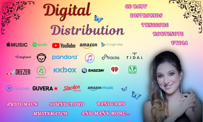 distribute your music, single or album to all streaming platforms