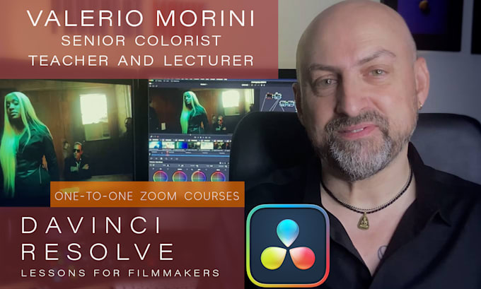 teach you how to color grading with davinci resolve with a tailored course