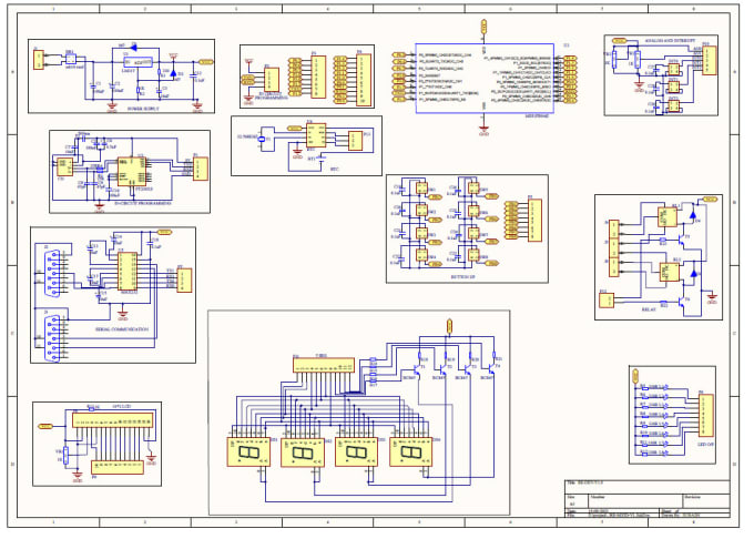 Do pcb design and microcontroller programing by Subashdevara353 Circuit Diagram