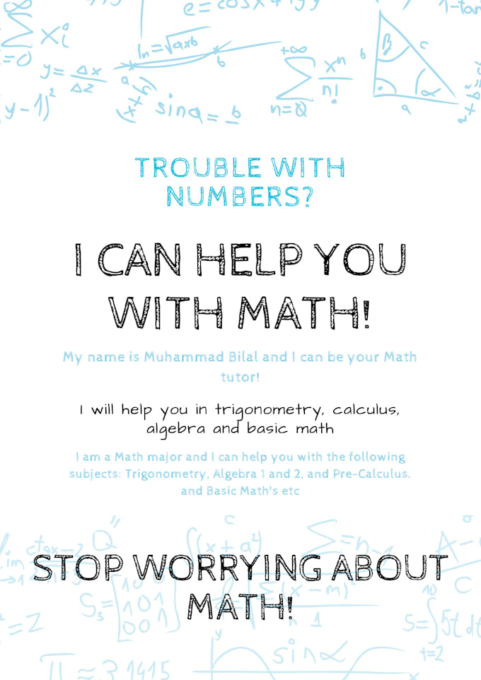 help you in trigonometry, calculus, algebra and basic math