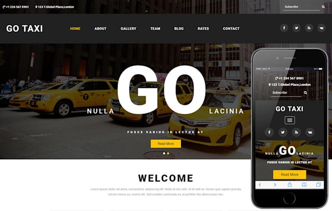 Create a chauffeur limousine and taxi booking website by