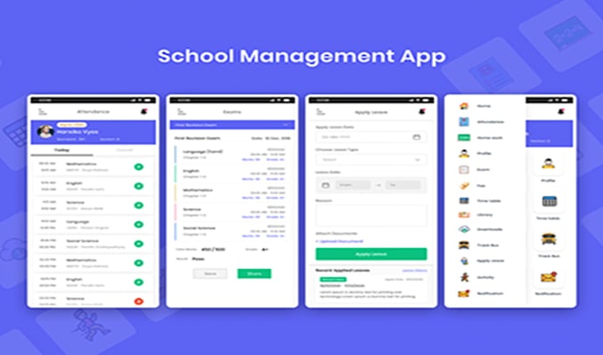 Develop quality school management mobile app by Qudousdesigner | Fiverr