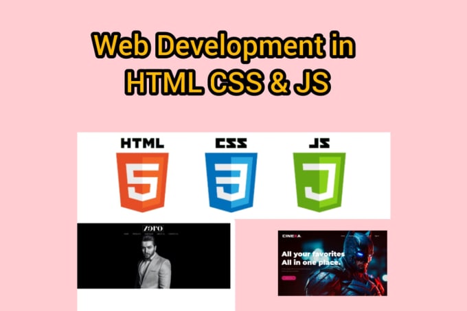 Create html , css and javascript responsive websites by Yashcoding | Fiverr