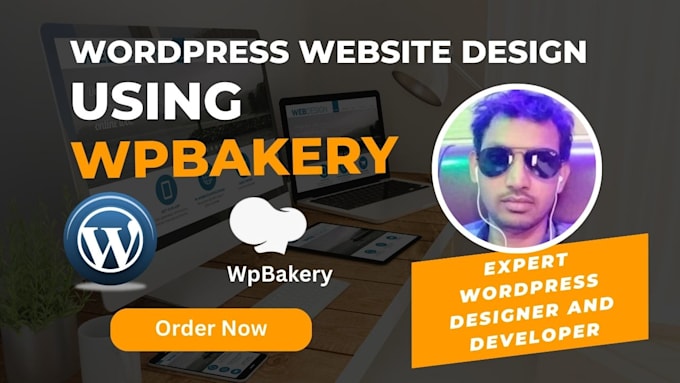 design your wordpress website using wpbakery or visual composer