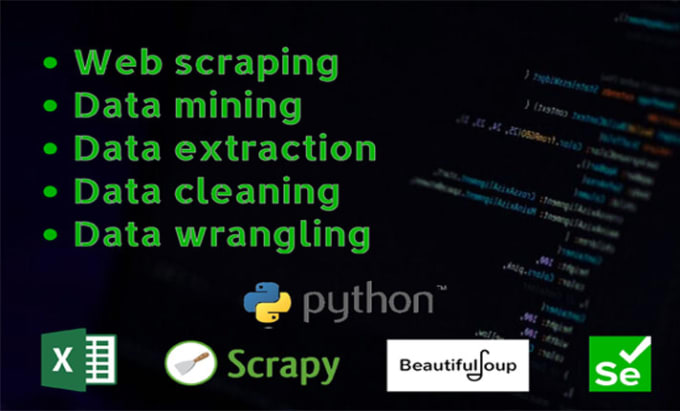 Do web scraping, data extraction, mining and cleaning using python by ...
