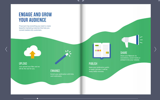 design ebook flipbook for you and host it