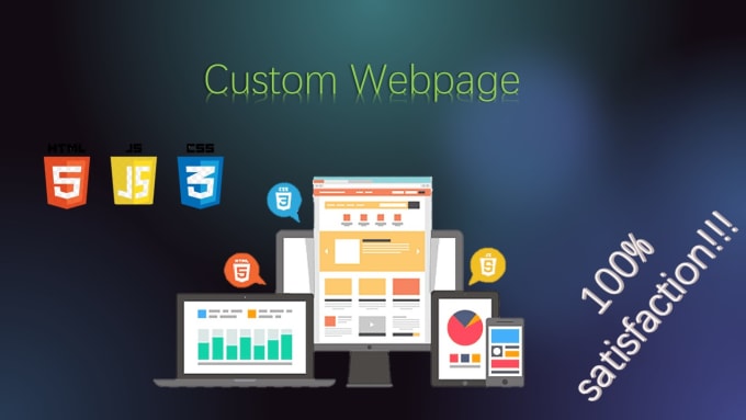 Create your responsive, modern website with react, nodejs, html, css ...
