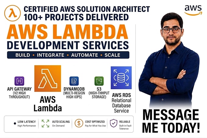 build and deploy AWS lambda using python boto3 typescript
