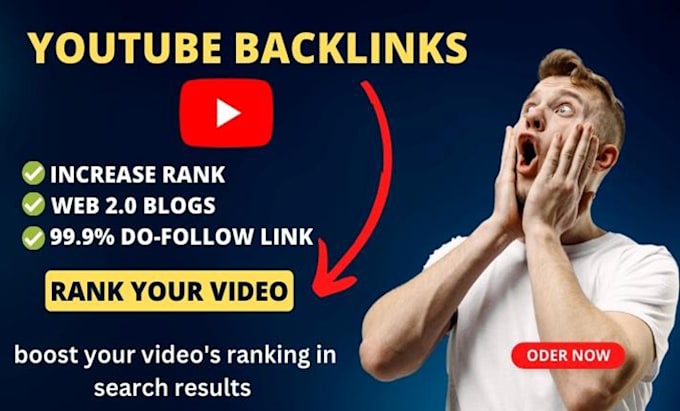boost your youtube video rank with high authority backlink service