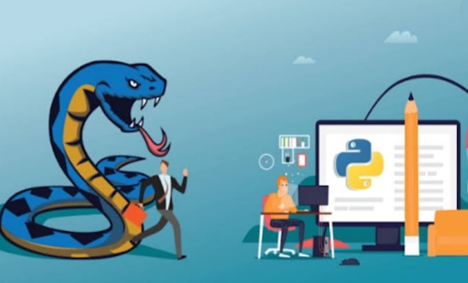 Solving complex problems with python by Rabbigamar | Fiverr image.