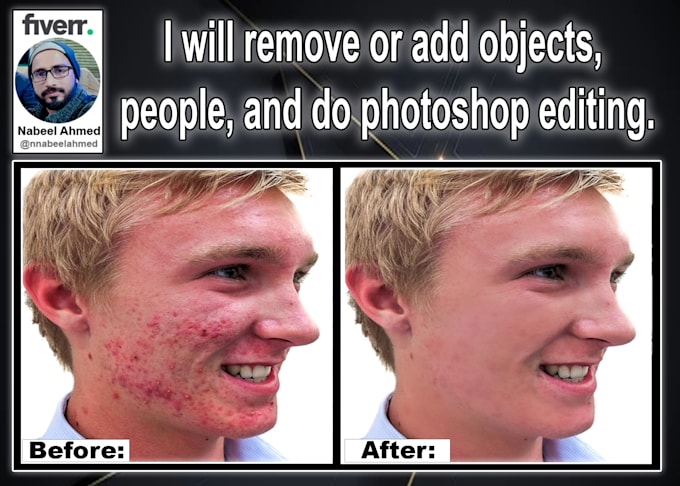 Remove or add people, other objects from pictures by Nnabeelahmed | Fiverr